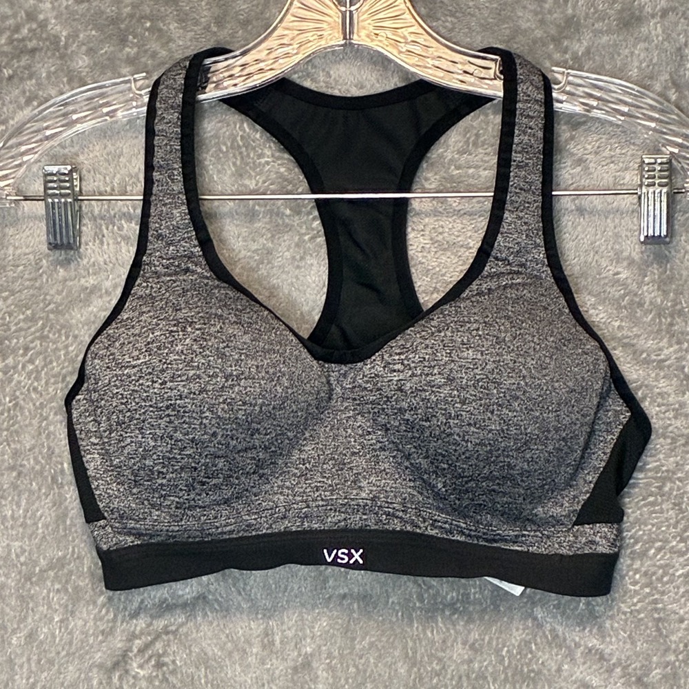 VSX Victoria Secret Women Incredible Sports Bra 34C Racerback Molded Cup Sporty